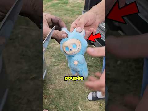 inside the Labubu doll 😳!?