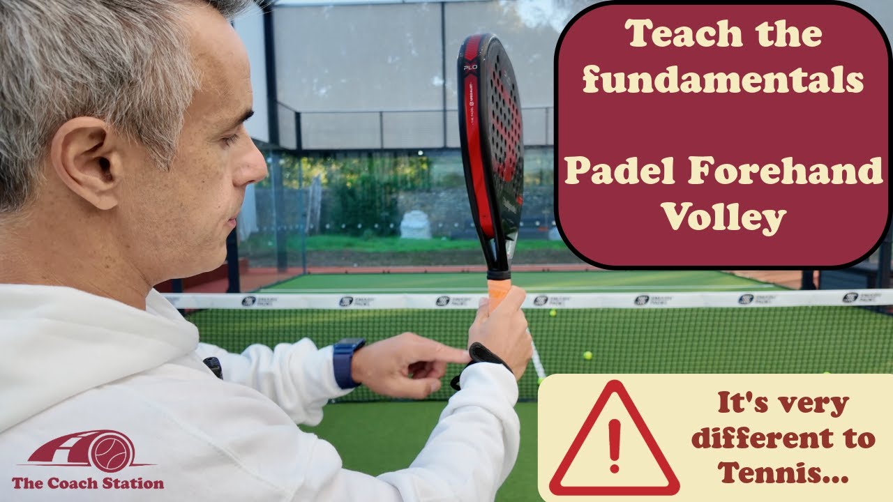 Forehand volley technique: grip and body turn