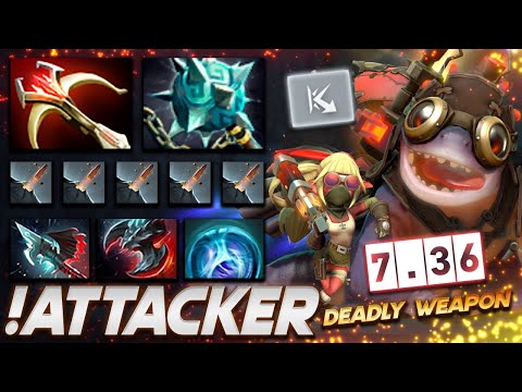 Attacker Snapfire Deadly Weapon 7.36 - Dota 2 Pro Gameplay [Watch & Learn]