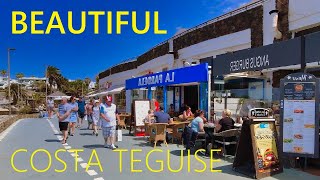 Costa Teguise LANZAROTE Spain 2025 🇪🇸 🔴 NEW Beautiful Tour in Canary Islands [4K UHD]