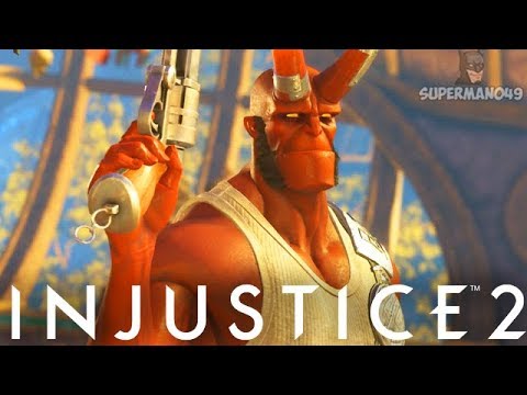 Hellboy INFINITE ARMOR Epic Ability Causes Rage Quit! - Injustice 2 "Hellboy" Epic Gear Gameplay