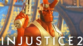 Hellboy INFINITE ARMOR Epic Ability Causes Rage Quit! - Injustice 2 "Hellboy" Epic Gear Gameplay