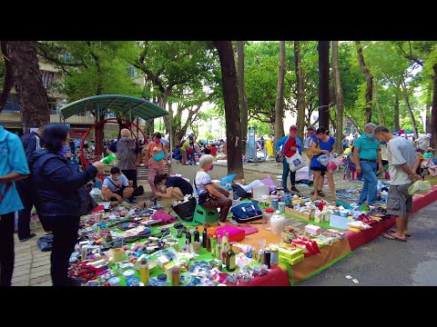 [Zoying Guo Trade Community Area] caminhar por Kaohsiung ● Corra para o mercado de frutas e vegetais e pule no mercado de pulgas ● Caminhe por Kaohsiung ● 4K