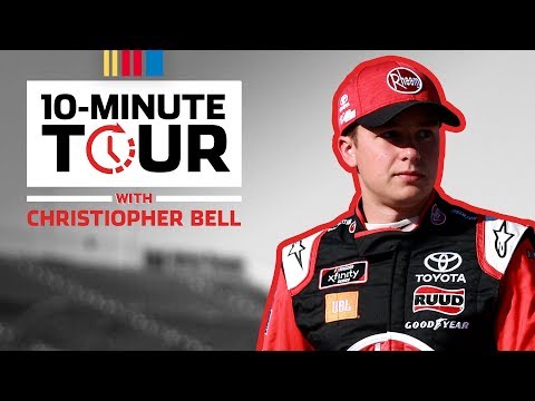 10-Minute Tour: Christopher Bell, Jeff Burton tour NBC compound  | Dover International Speedway