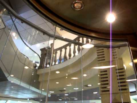 Beautiful KONE Monospace MRL Traction Scenic Elevator/Lift, Central Shopping Center, Vladivostok