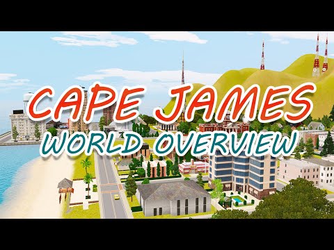 NEW CUSTOM WORLD Cape James The Sims 3 World Overview