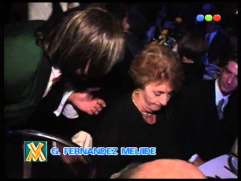 Figuretti, Cena Fundación Conciencia, Fernández Meijide – Videomatch 99