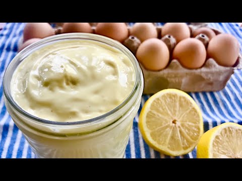 FAIL PROOF HOMEMADE MAYO IN 5 MINUTES!! TRIM HEALTHY STYLE!