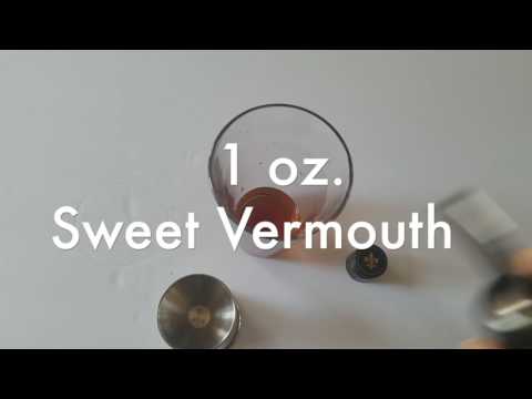 How to make Manhattan cocktail under 2 minutes | Mixologist VanessaBluAngel