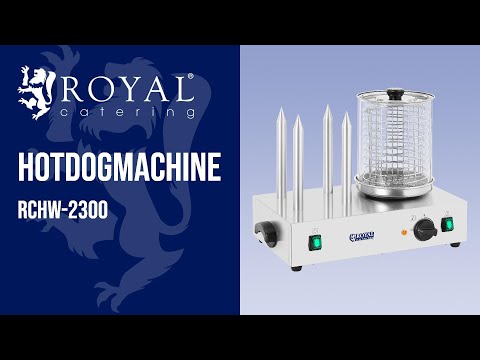 Video - Tweedehands Hotdogmachine - met verwarmingsstaven