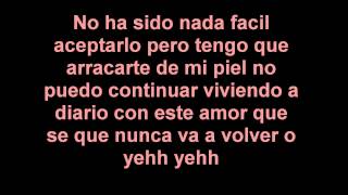 Duele Decirte Adios - Pee Wee Letra
