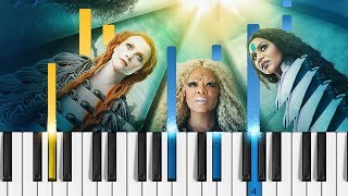 Sade - Flower of the Universe - Piano Tutorial - [Disney&#39;s &quot;A Wrinkle in Time&quot; soundtrack]