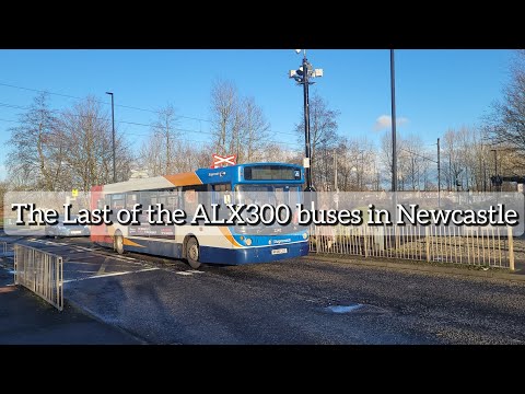 The last of the ALX300 buses in Newcastle