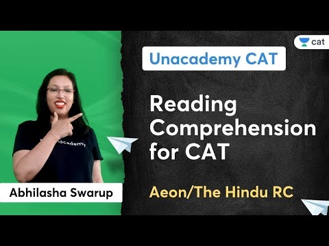 Reading Comprehension for CAT (Aeon/The Hindu) | | Abhilasha Swarup |