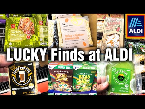 ALDI - It's the 100th SHOPPING video!  Lucky shopping finds today!