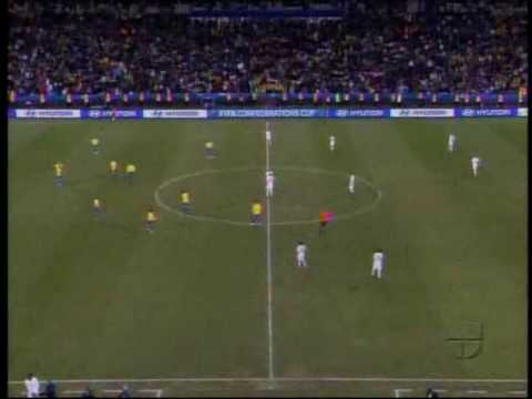 USA vs Brasil - Gol de Fabiano.28.June.09