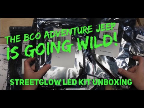 StreetGlow Wild LED Kit for the Jeep!  Next Level Rock Lights / Show Lights -  Quick unboxing!