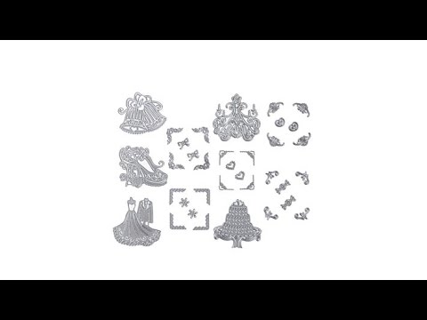 Crafter's Companion 5pack Celebration Stackable Dies