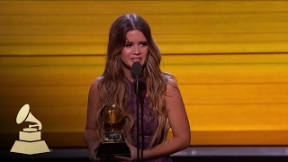 Maren Morris Wins Best Solo Country Performance | Acceptance Speech | 59th GRAMMYs