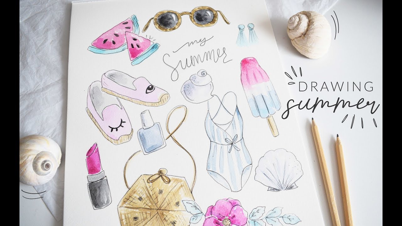 'Favourite Summer Things' Illustration