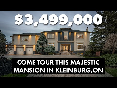 SPRING EDIT! Tour a $3,499, 000 Million Dollar Mansion in Kleinburg Ontario!