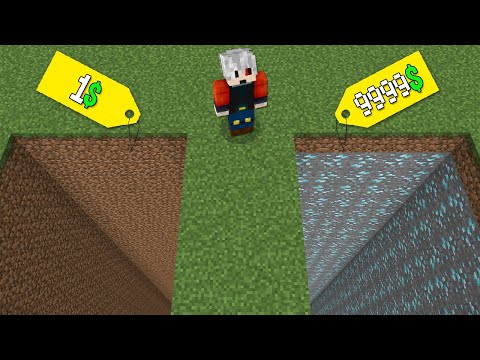$1 PIT VS $9999 PIT - Minecraft