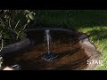 Star Trading Solardekoration Fountain, RGB, Schwarz, IP68