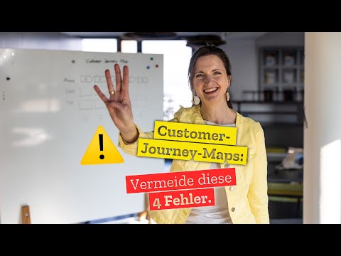 Die 4 häufigsten Fehler beim Erstellen der Customer Journey Map – und wie du sie vermeidest!