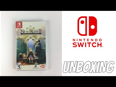 NI NO KUNI 2 GAME UNBOXING