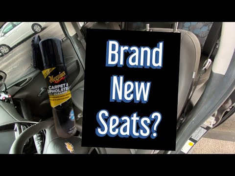 How to clean your seats | Meguiars Carpet & Upholstery Product Review