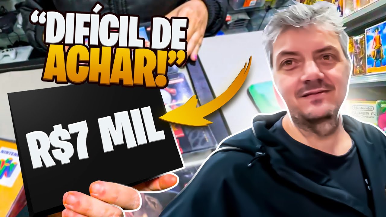 TIOZÃO ME LEVOU EM UMA LOJA RETRO LOTADA DE RARIDADES!