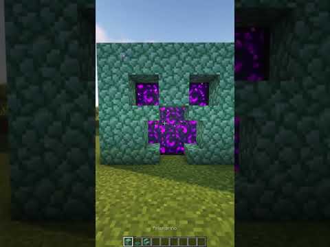 Portale del nether migliorato in Minecraft!! #shorts #minecraft