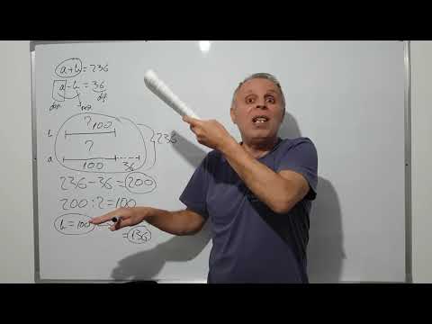 lecții 76: CLASA III - IV: metoda figurativă - cum aflăm 2 nr. când știm suma și diferența lor