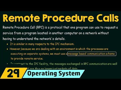 Remote Procedure Calls (RPC)