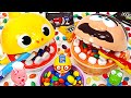 Cute Baby Shark Overslept Pororo Clock Tells Time PinkyPopTOY