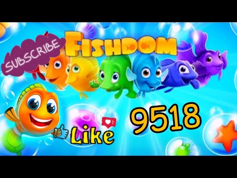 fishdom 2022, no Boosters, 9518  level - прохождение без бустеров, 9518 уровень.