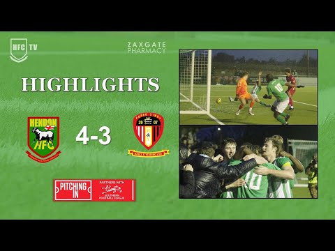 HENDON 4-3 HAYES & YEADING UTD - Highlights 1 January 2024