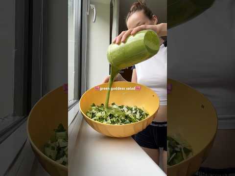 Green goddess salad recipe🥗🥬🥒