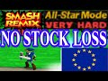 Smash Remix All Star Mode Gameplay With PAL EUR Link VERY HARD No Stock Loss