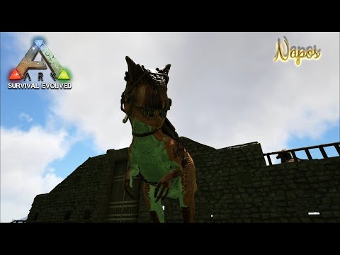 New base building + level 150 Allosaurus tame! | Solo survival in Ark Survival Evolved - Episode 6