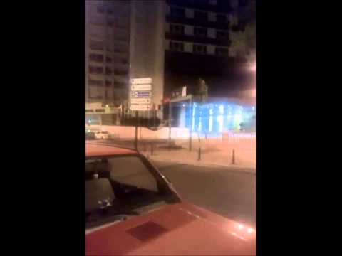 Bebado à saida da discoteca