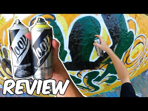 Loop Spray Paint Review and Cap Test