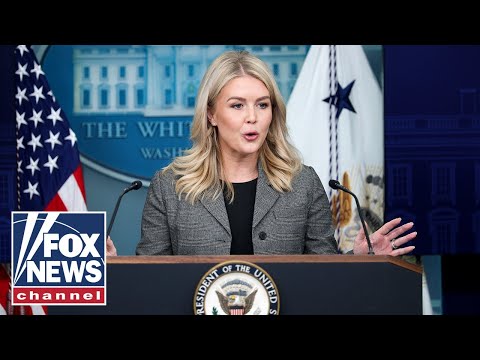 Karoline Leavitt holds White House press briefing
