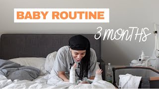 A Day With My 3 Month Old - Baby Routine Vlog ⎮ Brittney Trought