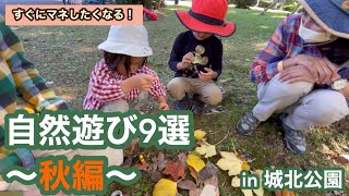 自然遊び９選～秋編～in城北公園