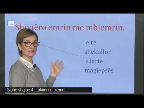 Gjuhë shqipe 4 - Lakimi i mbiemrit