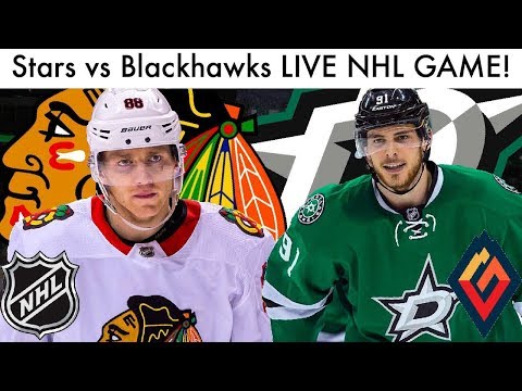 DALLAS STARS vs CHICAGO BLACKHAWKS LIVE NHL GAME REACTION! (CHI vs DAL Live Stream)
