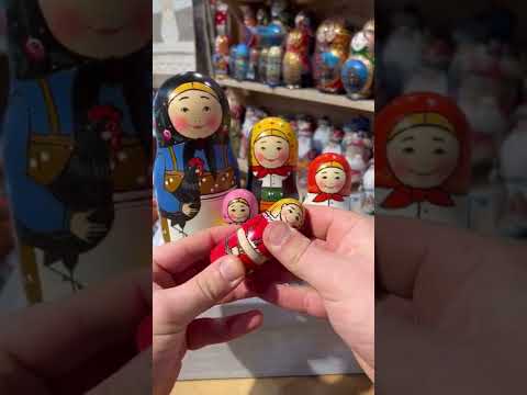 A matryoshka is painted. Details on the site.