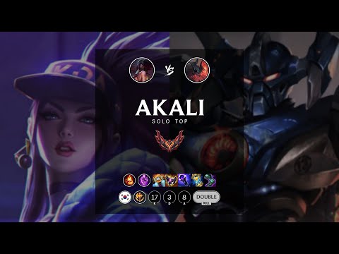 Akali Top vs Aatrox - KR Grandmaster Patch 12.8