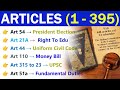 IMPORTANT ARTICLES LECTURE 15 IMPORTANT ARTICLES OF THE CONSTITUTION